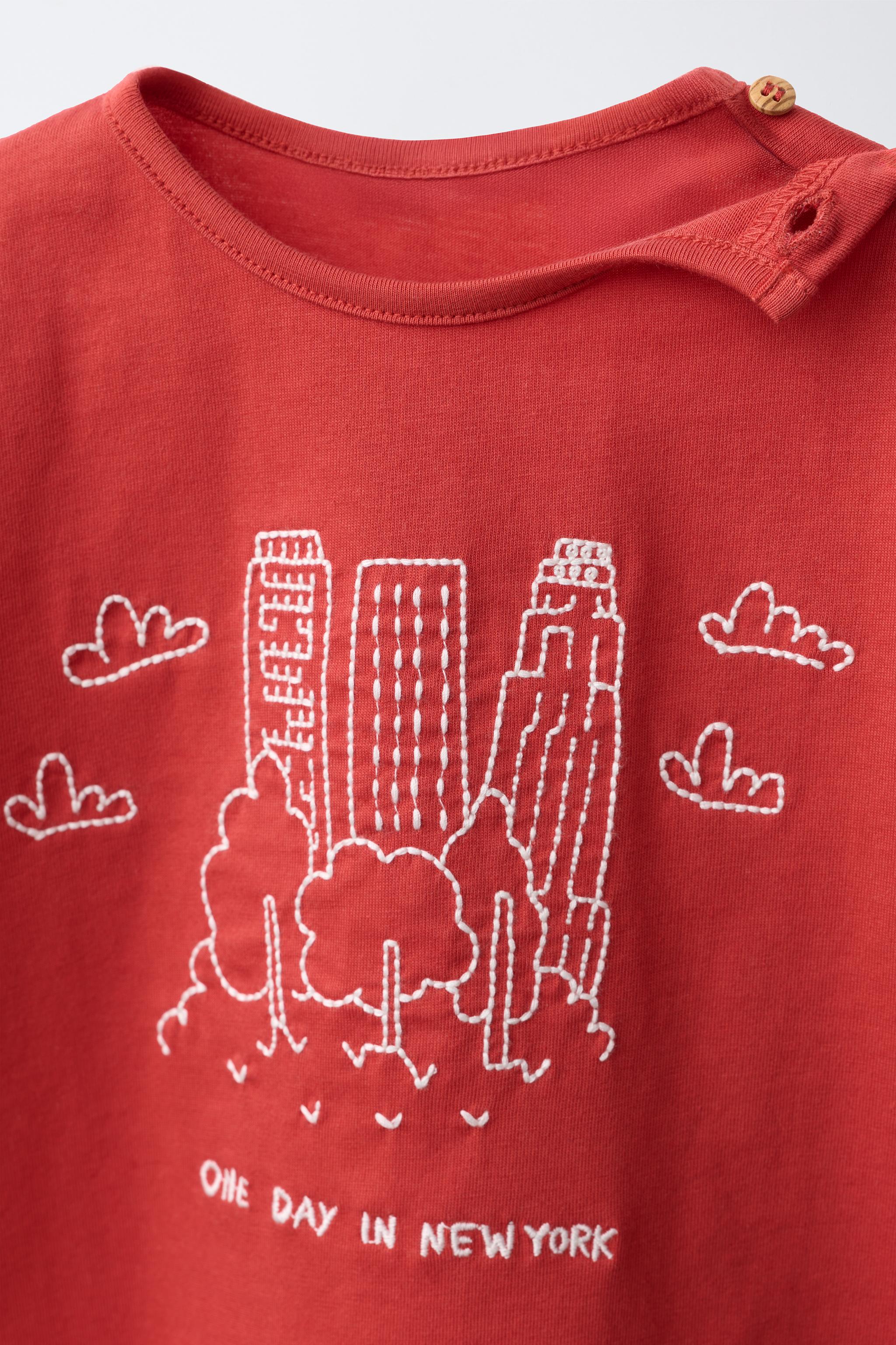 EMBROIDERED CITY T-SHIRT